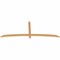 Ekena Millwork Bellingham Timber Gable Bracket, Western Red Cedar, 96"W x 36"H x 1 1/2"D x 3 1/2"F, 9/12 Pitch GBW096X36X0204BEL00SWR - alternate 4
